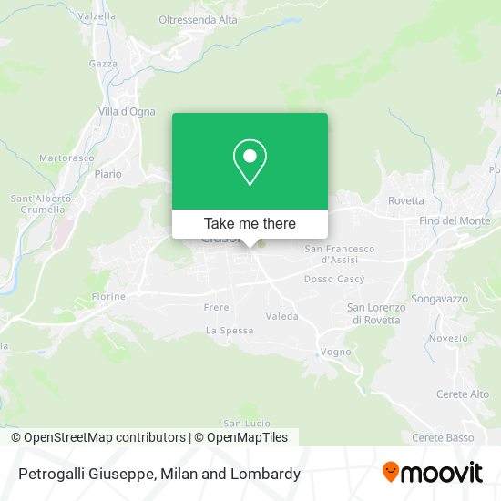 Petrogalli Giuseppe map