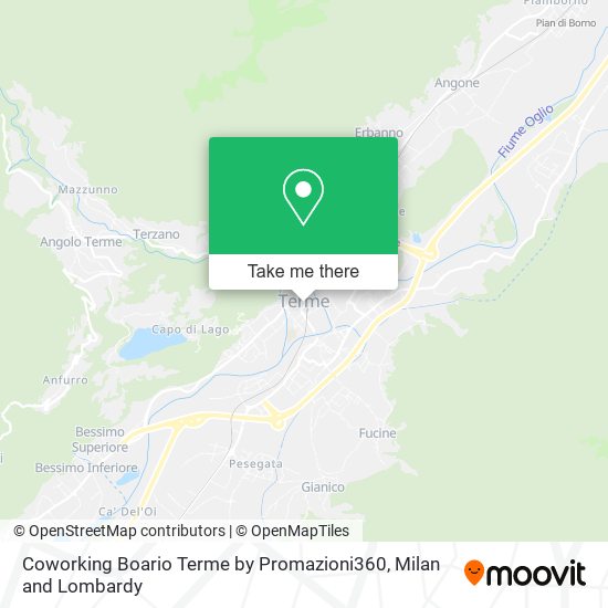 Coworking Boario Terme by Promazioni360 map