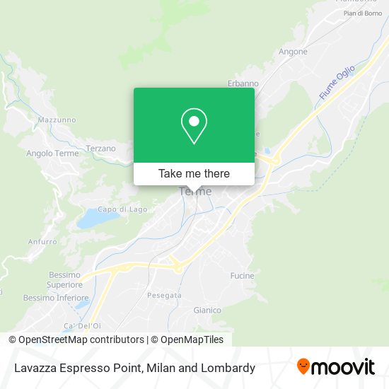 Lavazza Espresso Point map