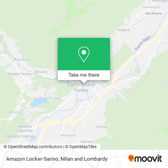 Amazon Locker-Sarino map