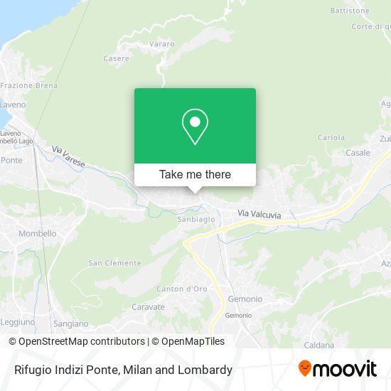 Rifugio Indizi Ponte map
