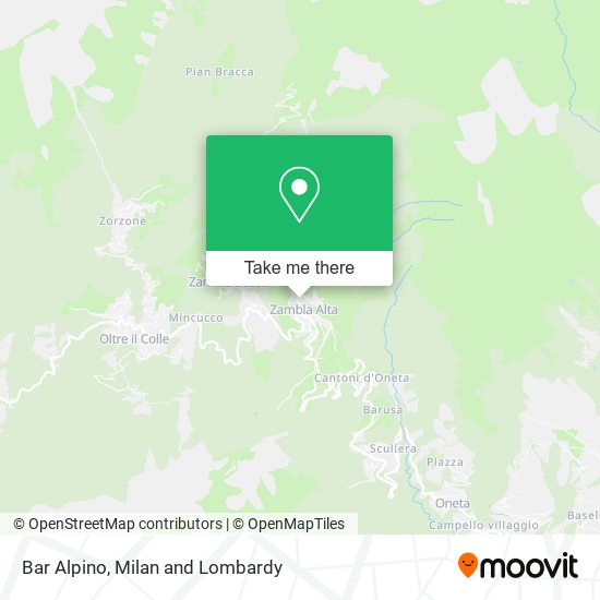 Bar Alpino map