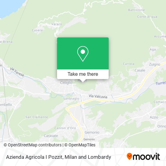 Azienda Agricola I Pozzit map