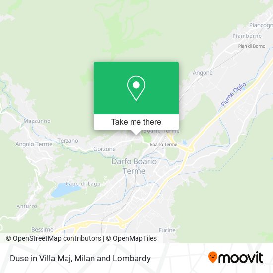 Duse in Villa Maj map