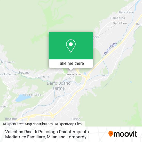 Valentina Rinaldi Psicologa Psicoterapeuta Mediatrice Familiare map