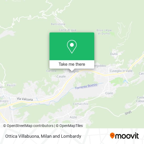 Ottica Villabuona map