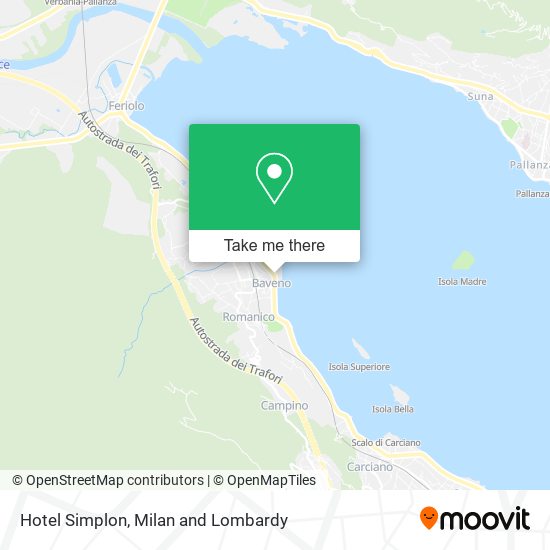 Hotel Simplon map
