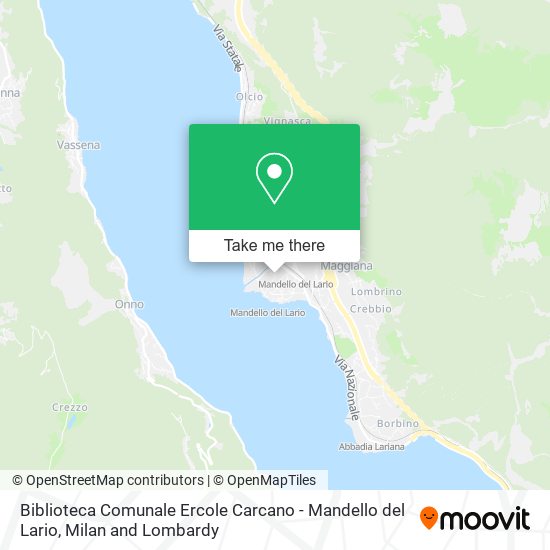 Biblioteca Comunale Ercole Carcano - Mandello del Lario map