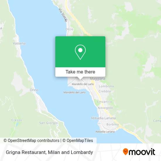 Grigna Restaurant map
