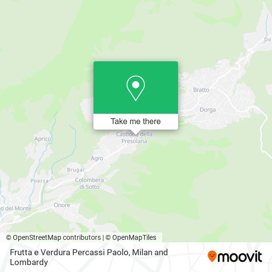 Frutta e Verdura Percassi Paolo map