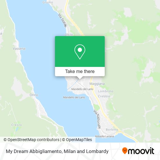 My Dream Abbigliamento map