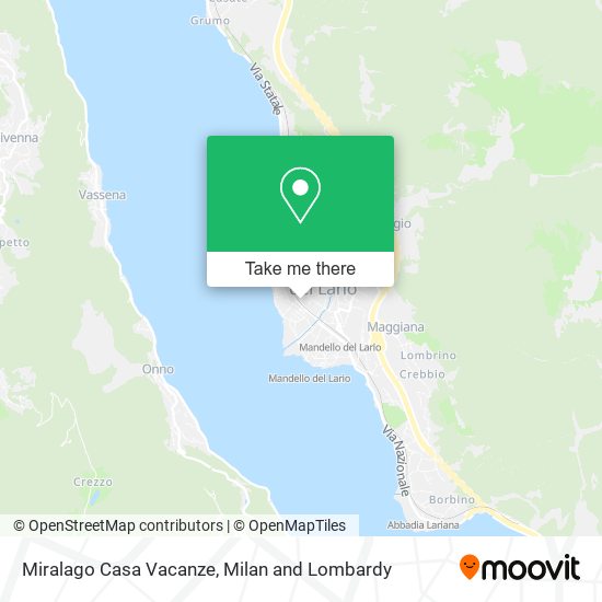 Miralago Casa Vacanze map