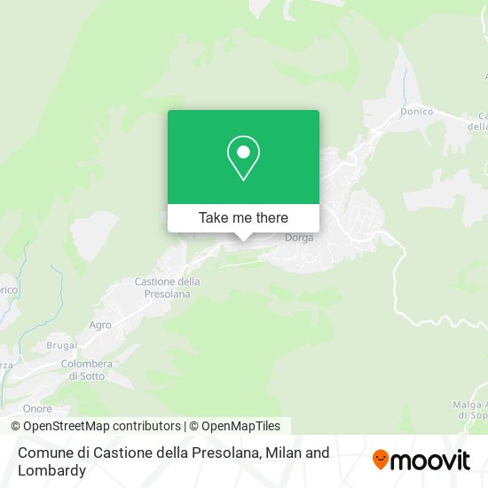 Comune di Castione della Presolana map