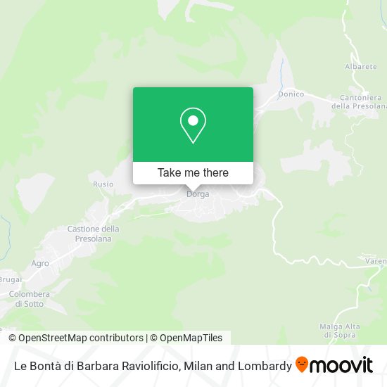 Le Bontà di Barbara Raviolificio map
