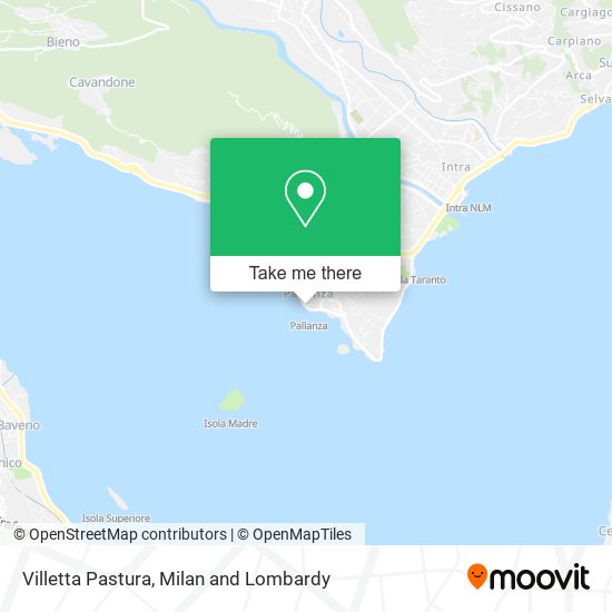 Villetta Pastura map