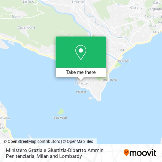 Ministero Grazia e Giustizia-Dipartto Ammin. Penitenziaria map