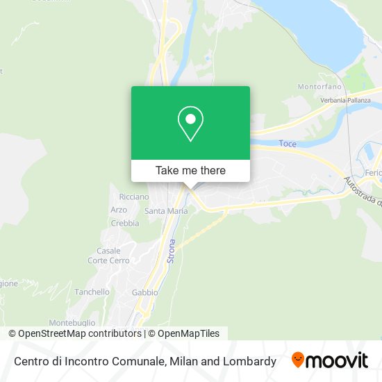 Centro di Incontro Comunale map