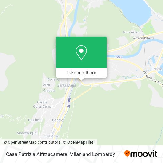 Casa Patrizia Affittacamere map