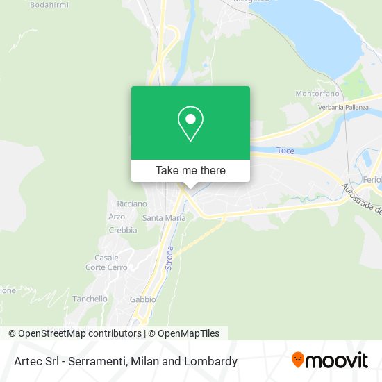 Artec Srl - Serramenti map