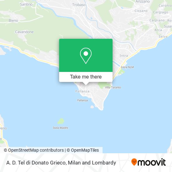 A. D. Tel di Donato Grieco map