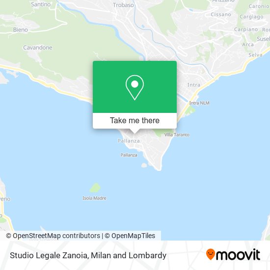 Studio Legale Zanoia map