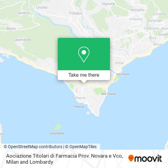 Aociazione Titolari di Farmacia Prov. Novara e Vco map