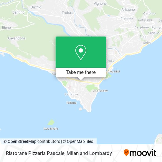 Ristorane Pizzeria Pascale map