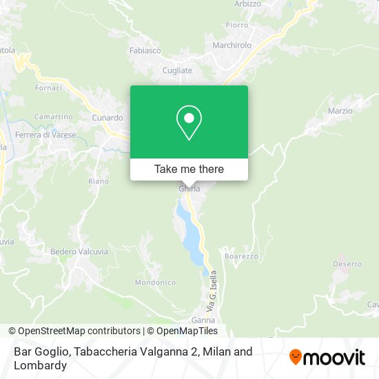 Bar Goglio, Tabaccheria Valganna 2 map