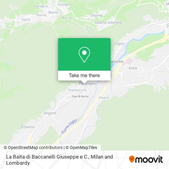 La Baita di Baccanelli Giuseppe e C. map