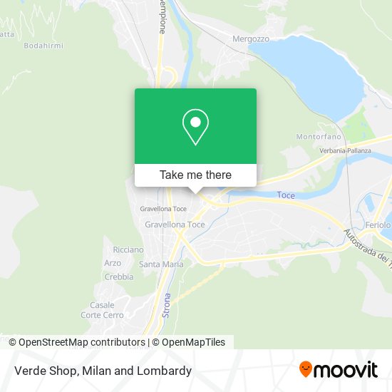 Verde Shop map