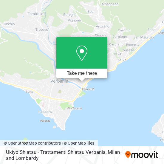 Ukiyo Shiatsu - Trattamenti Shiatsu Verbania map