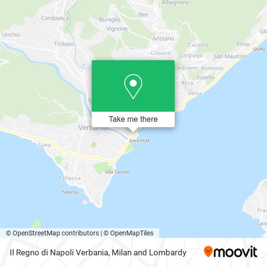Il Regno di Napoli Verbania map
