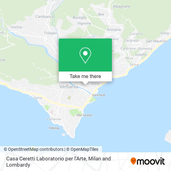 Casa Ceretti Laboratorio per l'Arte map