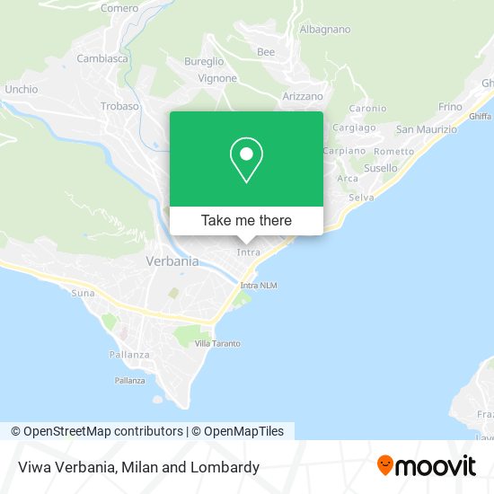 Viwa Verbania map