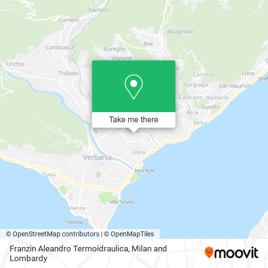 Franzin Aleandro Termoidraulica map