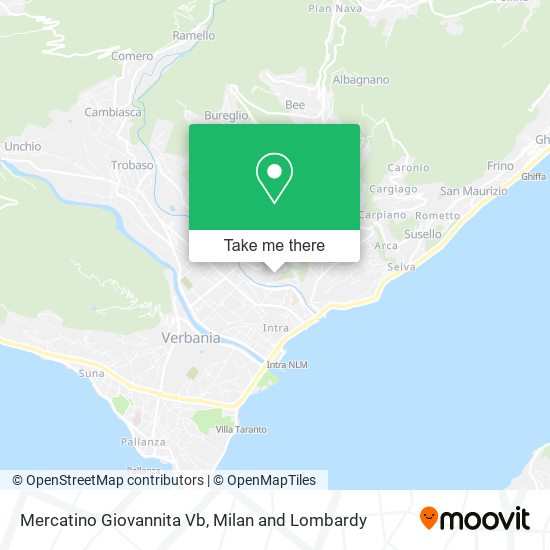 Mercatino Giovannita Vb map