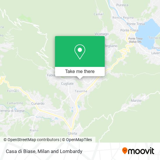 Casa di Biase map
