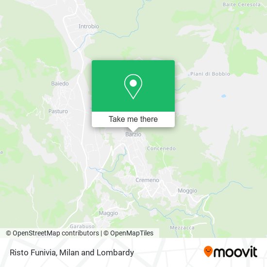 Risto Funivia map