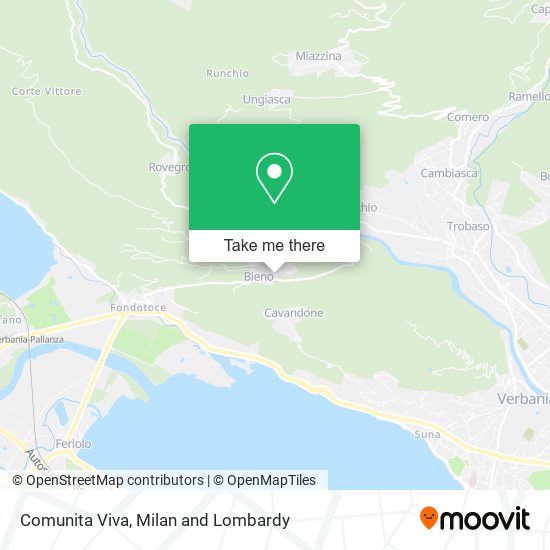 Comunita Viva map