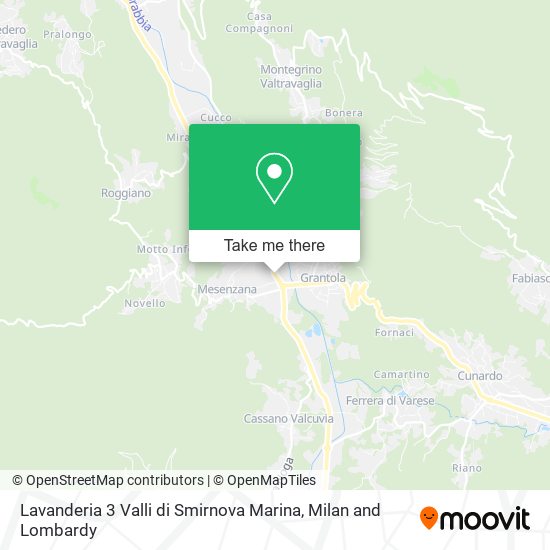 Lavanderia 3 Valli di Smirnova Marina map