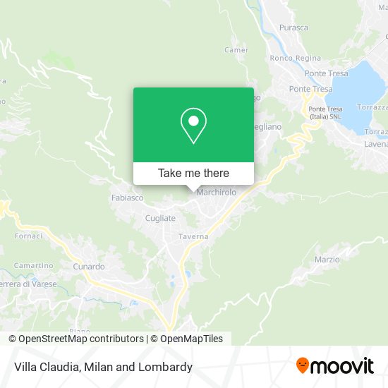 Villa Claudia map