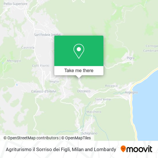 Agriturismo il Sorriso dei Figli map