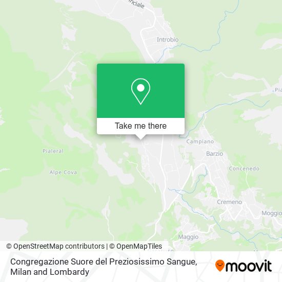 Congregazione Suore del Preziosissimo Sangue map