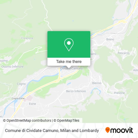 Comune di Cividate Camuno map