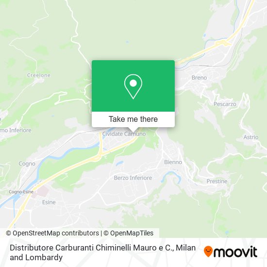 Distributore Carburanti Chiminelli Mauro e C. map
