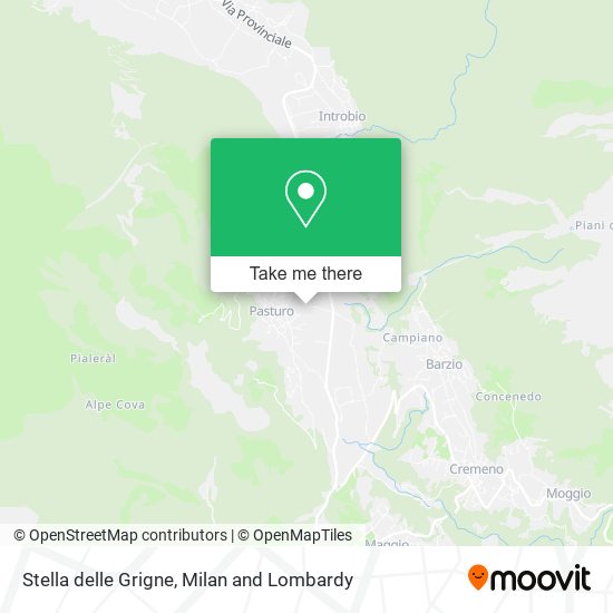 Stella delle Grigne map