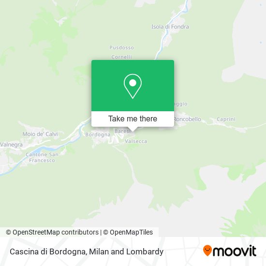 Cascina di Bordogna map