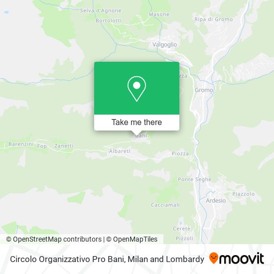 Circolo Organizzativo Pro Bani map