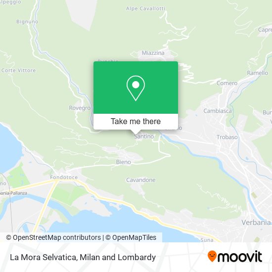 La Mora Selvatica map