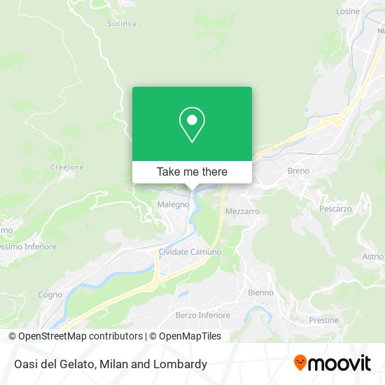 Oasi del Gelato map